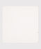 Couverture en tubique bébé blanc MARSHMALLOW