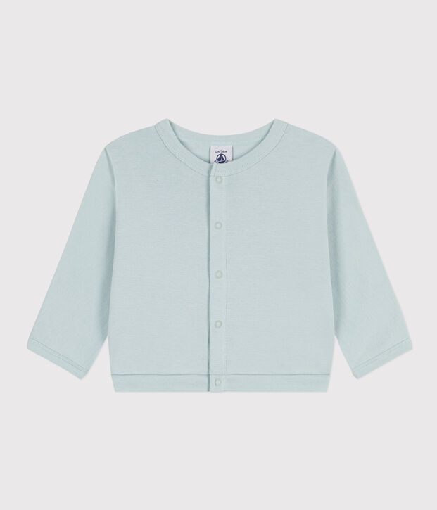 Cardigan b&eacute;b&eacute; en coton vert