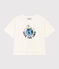 T-shirt LE BOXY en coton Femme blanc MARSHMALLOW