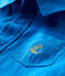 Chemise manches courtes bébé garçon en lin bleu RIYADH