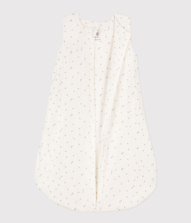 Gigoteuse l&eacute;g&egrave;re  en gaze de coton TOG 1 blanc MARSHMALLOW/blanc MISTIGRI