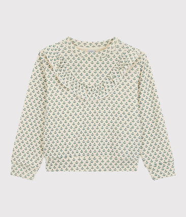 Sweatshirt en tubique enfant fille