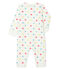 Dors bien sans pieds bébé fille en tubique blanc MARSHMALLOW/blanc MULTICO