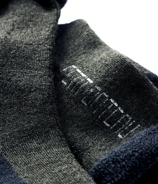 Chaussettes chaudes fille-garçon gris CITY CHINE