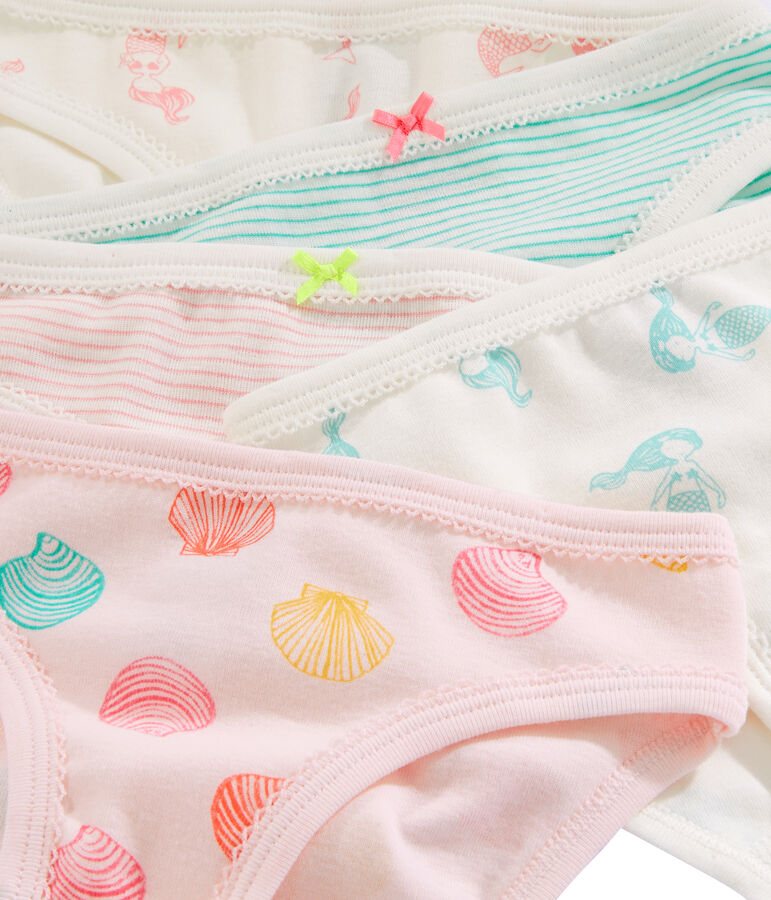 Lot de 5 culottes petite fille multicouleur