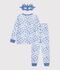 Pyjama d&eacute;guisement dragon enfant en coton bleu/bleu