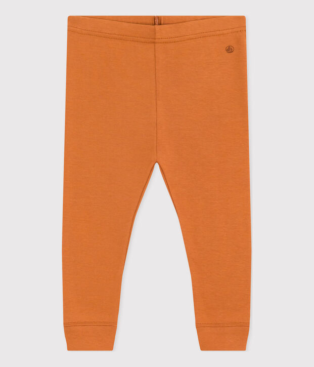 Legging en coton b&eacute;b&eacute; marron