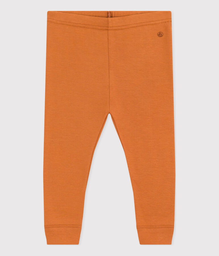 Legging en coton b&eacute;b&eacute; marron