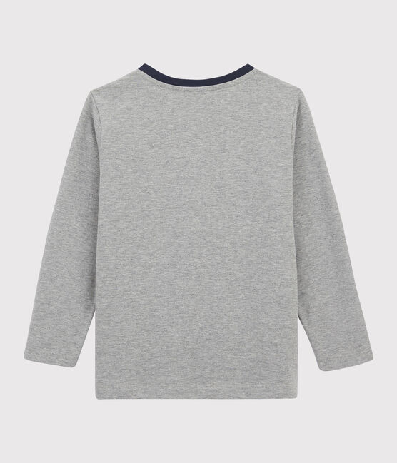 Tee-shirt sérigraphié enfant garçon gris SUBWAY CHINE