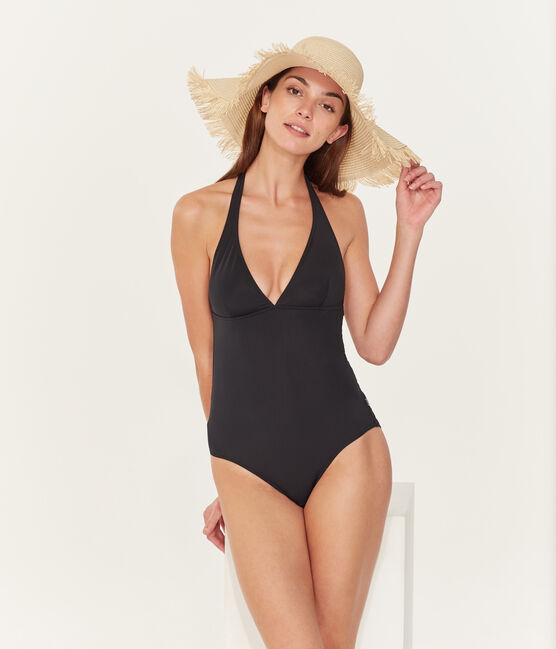 Maillot de bain une pièce femme noir NOIR