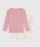 Lot de tee-shirts enfant en coton manches longues imprimé fleurs variante 1