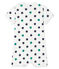 Combicourt bébé garçon en lin/coton blanc MARSHMALLOW/blanc MULTICO