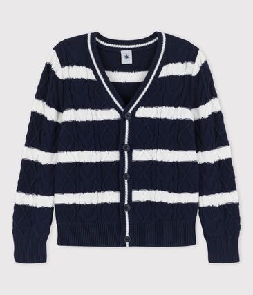 PETIT BATEAU - Cardigan en coton enfant garçon