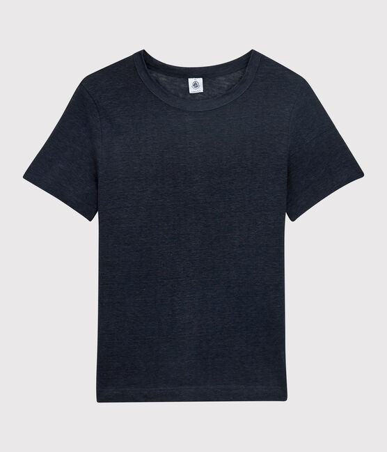 Tee-shirt L'ICONIQUE en lin Femme bleu SMOKING
