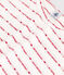 Tee-shirt L'ICONIQUE col rond en coton bio Femme blanc MARSHMALLOW/rouge TERKUIT