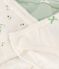 Lot de 3 culottes petite fille fleurs en coton et lin variante 1