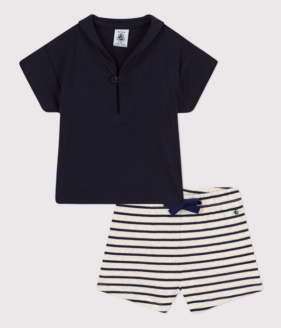 Ensemble bébé style marin SMOKING/ MONTELIMAR