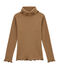 tee-shirtmanches longues col roulés marron BRINDILLE