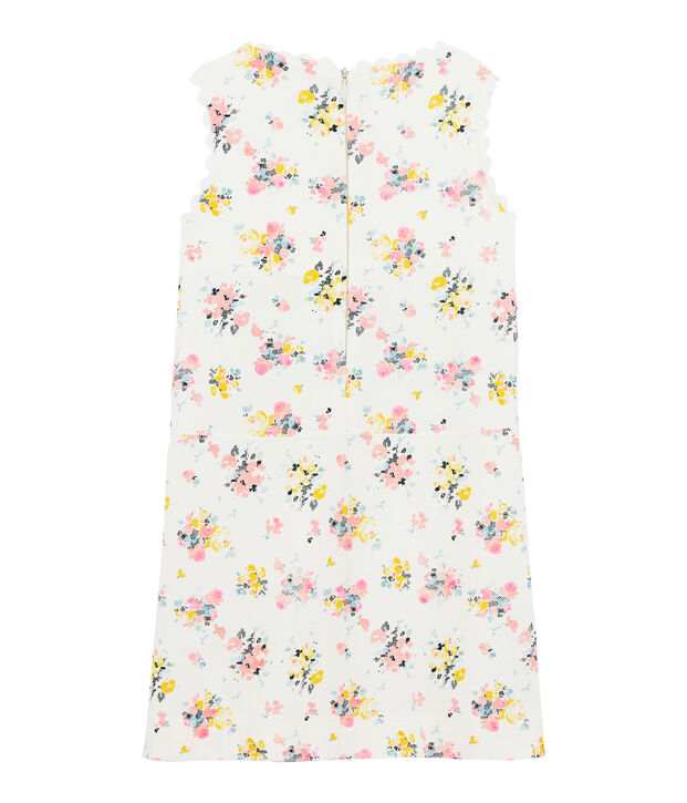 Robe de c&eacute;r&eacute;monie enfant fille blanc/multicouleur
