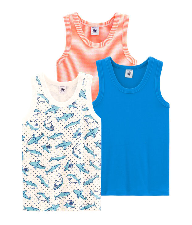 Trio de d&eacute;bardeurs petit gar&ccedil;on multicouleur