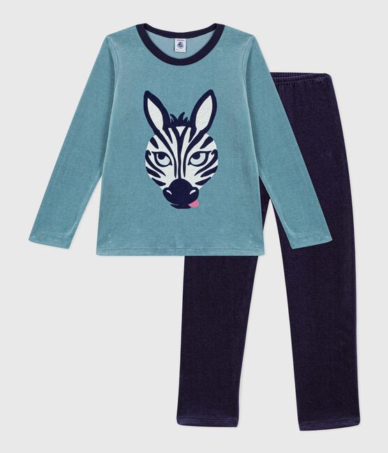 Pyjama enfant en velours SOIR/ GOBELIN