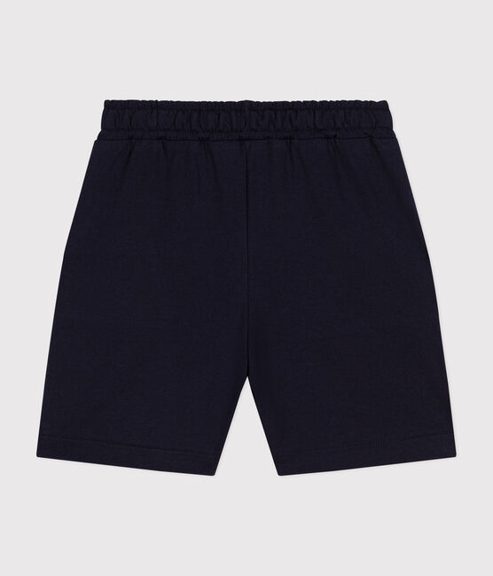 Short en coton enfant garçon bleu SMOKING