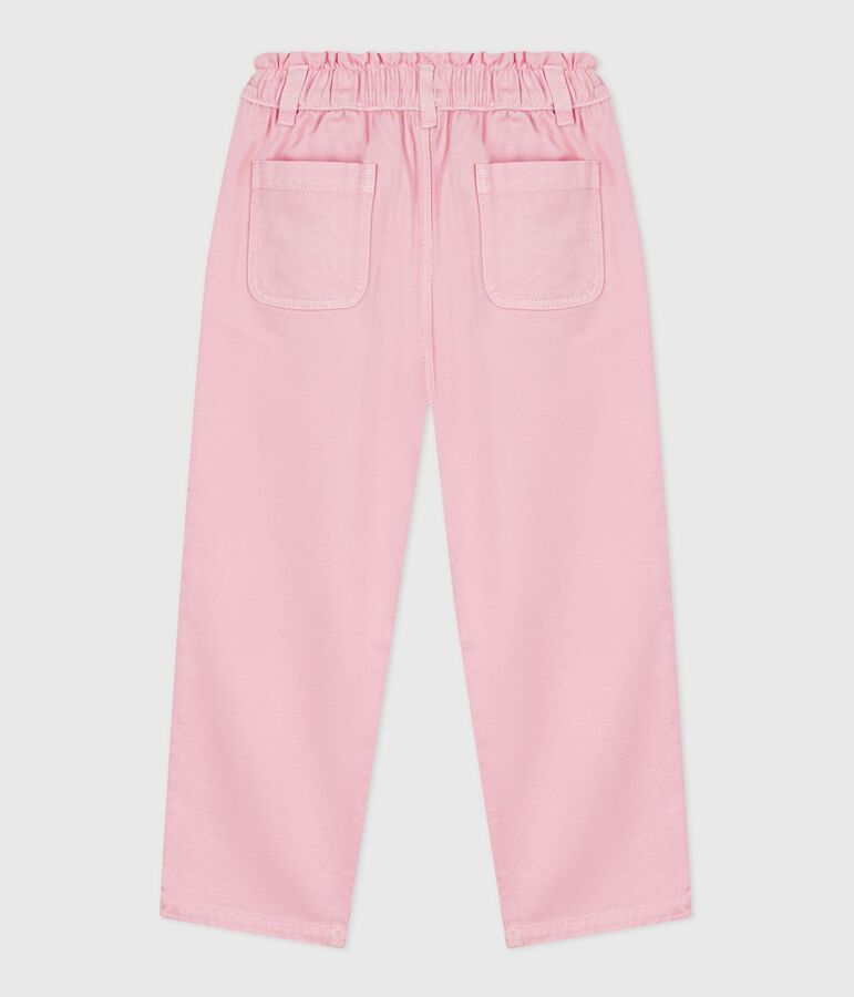 Pantalon enfant en coton rose MARQUISE