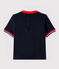 Tee-shirt manches courtes en coton bébé garçon bleu SMOKING