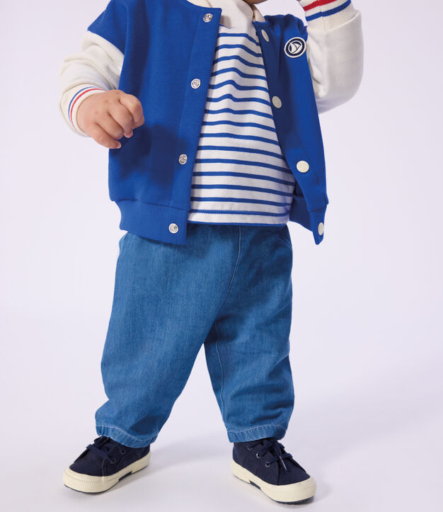Pantalon en denim l&eacute;ger b&eacute;b&eacute; bleu