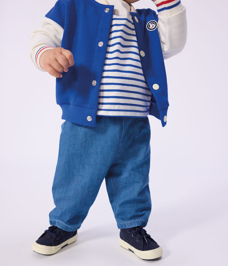 Pantalon en denim l&eacute;ger b&eacute;b&eacute; bleu DENIM CLAIR