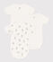 Lot de 3 bodies croisés manches courtes lapins en coton variante 1