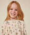 Blouse manches longues en tubique enfant fille blanc AVALANCHE/ MULTICO
