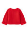 Cardigan bébé mixte rouge TERKUIT