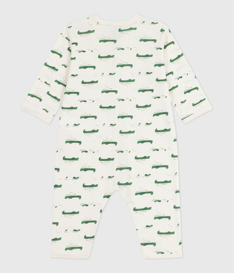 Pyjama b&eacute;b&eacute; sans pieds en coton imprim&eacute; MILK/ MULTICO