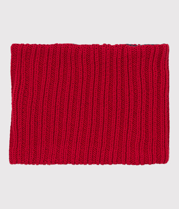 Snood enfant gar&ccedil;on-fille rouge