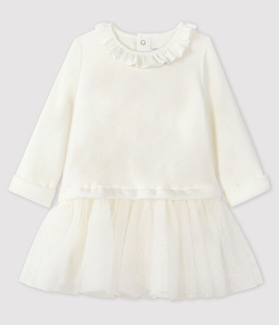 Robe manches longues bébé fille MARSHMALLOW Petit Bateau