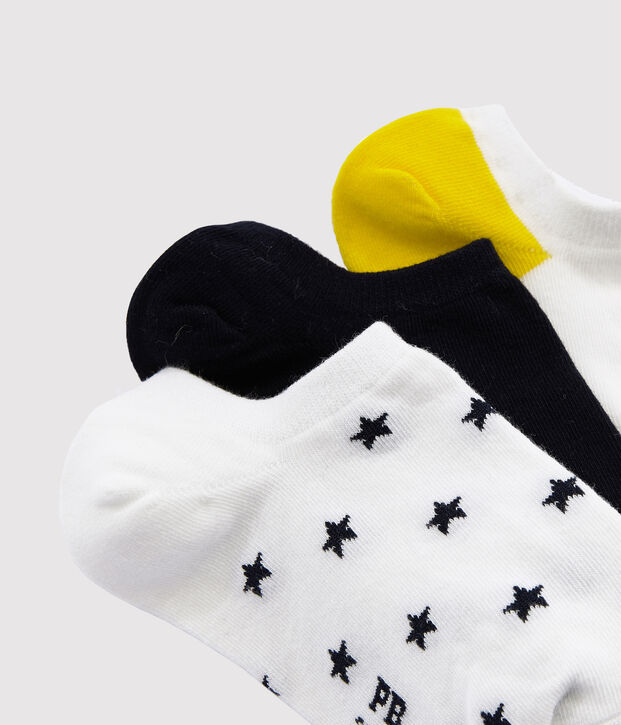 Lot de 3 paires de chaussettes enfant gar&ccedil;on multicouleur