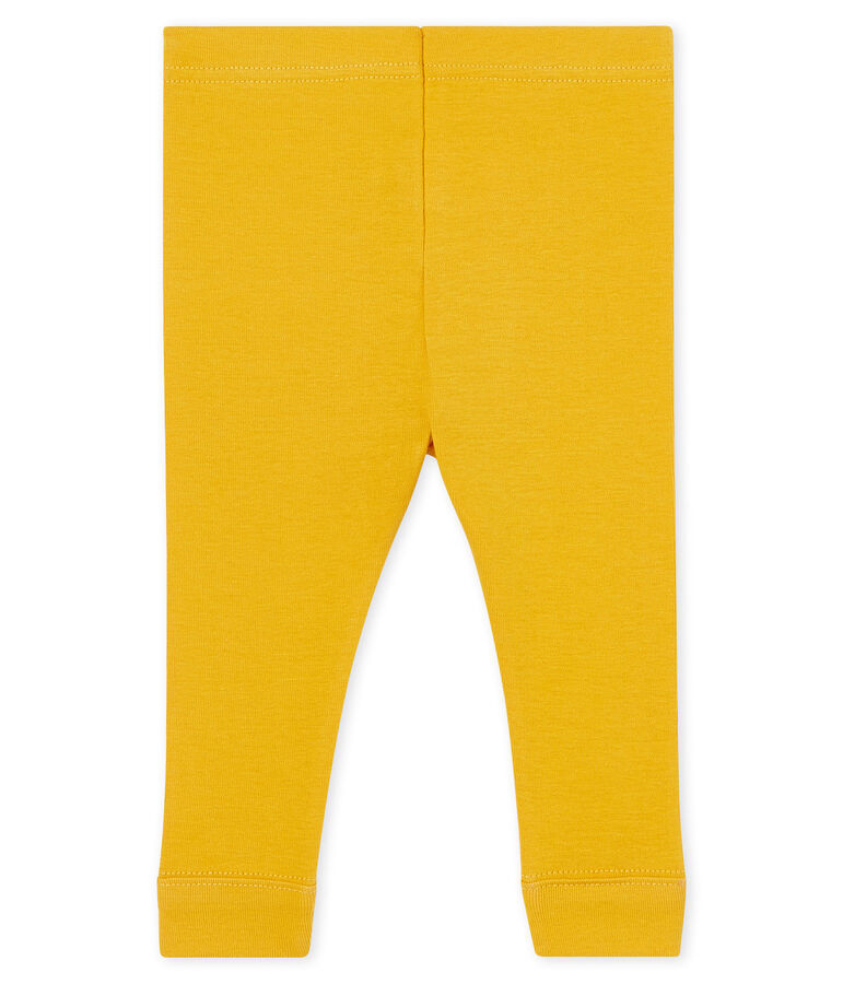 Legging b&eacute;b&eacute; fille jaune BOUDOR