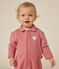 Combinaison longue en molleton bébé rose ROSEWOOD