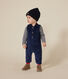 Combinaison en velours bébé