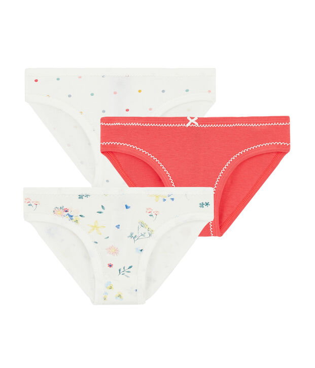 Trio de culottes petite fille multicouleur