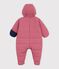 Combipilote b&eacute;b&eacute; en polyester uni rose