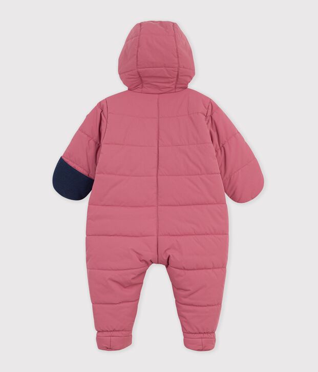 Combipilote b&eacute;b&eacute; en polyester uni rose
