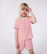 Pyjama short enfant en coton à rayures