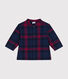 Chemise en flanelle à carreaux bébé