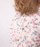 Robe bébé en coton manches longues imprimée fleurs MILK/ MULTICO