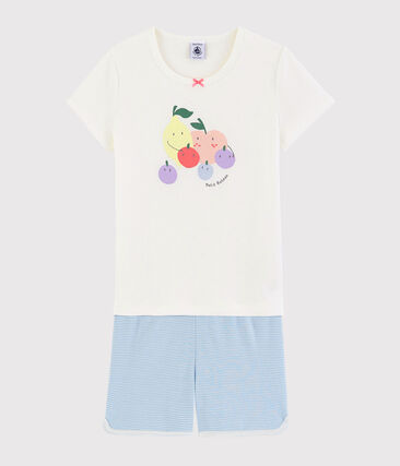 PETIT BATEAU - Pyjacourt motif fruits d'été petite fille en coton