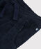 Pantalon en velours côtelé enfant garçon bleu SMOKING