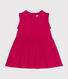 Robe sans manche en lin bébé