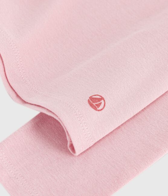 Sous-pull femme l'iconique en coton rose JOLI